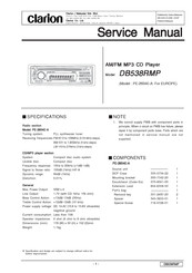 Clarion DB538RMP Service Manual