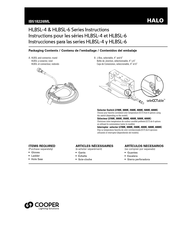 Cooper Lighting Solutions HLBSL-4 Series Instructions Manual
