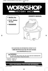 Workshop WS0500VA0 Owner's Manual