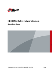 Dahua Technology HD IR Mini Bullet Quick Start Manual