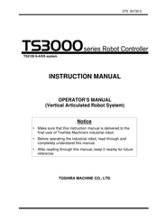Toshiba TS3000 Series Instruction Manual