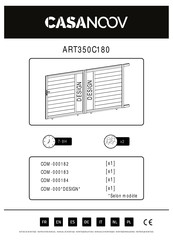 Casanoov ART350C180 Manual