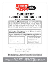 Detroit Radiant Products Re-Verber-Ray DTHS-2 Series Troubleshooting Manual