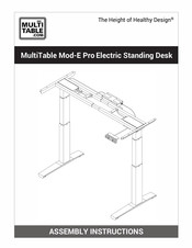 MultiTable Mod-E Pro Assembly Instructions Manual