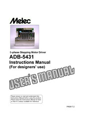 Melec ADB-5431 User Manual