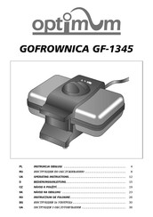 Optimum GF-1345 Operating Instructions Manual