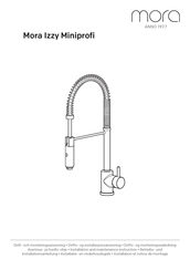 Mora armatur Izzy Miniprofi 70 28 45 Manual