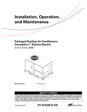 Ingersoll-Rand Foundation EBC036-060 Installation, Operation And Maintenance Manual