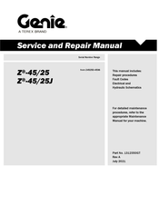 Terex Genie Z-45/25 Bi-Energy Service And Repair Manual