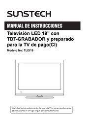 Sunstech TLEI19HD Instruction Manual