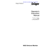 Dräger NAD Operator's Instruction Manual