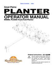 GREAT PLAINS PL5500-0870 Operator's Manual