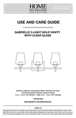 Home Decorators Collection W770A03HGD Use And Care Manual