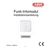 Abus FUMO50030 Installation Instructions Manual