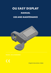 OLI EASY DISPLAY Manual Use And Maintenance