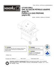 Nexgrill 720-0697E Manual