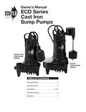 Eco-Flo ECD75W Owner's Manual