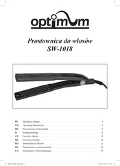 Optimum SW-1018 Operating Instructions Manual