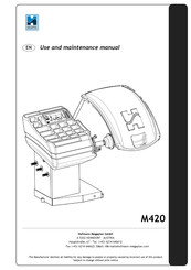 Hofmann Megaplan M420 Use And Maintenance Manual