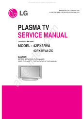 LG 42PX3RVA Service Manual