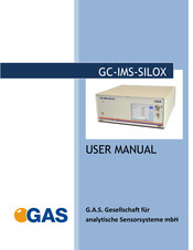GAS GC-IMS-SILOX User Manual