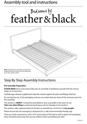 Feather&Black Bedrooms Assembly And Instructions