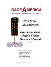 RaceAmerica XL Advanced 2650 Series Owner's Manual