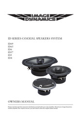 Image Dynamics USA ID Series Owner's Manual
