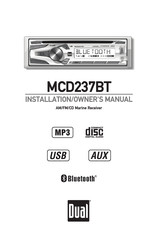 Dual MCD237BT Installation & Owner's Manual