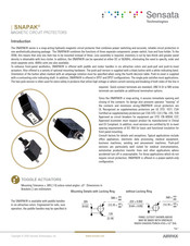 Sensata AIRPAX SNAPAK Manual