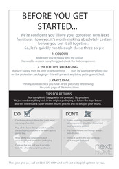 Next NOAH 960642 Assembly Instructions Manual