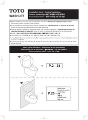 Toto CS767CRV Installation Manual