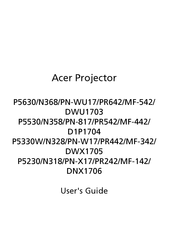 Acer N328 User Manual