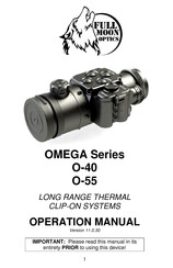 FULL MOON OPTICS OMEGA Series Operation Manual