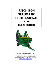 Aitchison SEEDMATIC PROFESSIONAL 8140 Manual