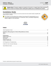 Xpresskit DBALL2-HYUNDAI4 Installation And Quick Reference Manual