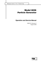 TSI Instruments 8026 Operation And Service Manual