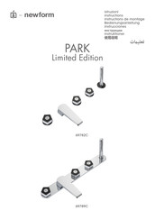 newform PARK Limited Edition 69789C Instructions Manual