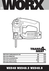 Worx Trans4mer WX540.3 Original Instructions Manual