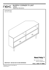 Next MURPHY 104343 Assembly Instructions Manual