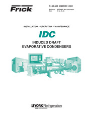 Frick YORK Refrigeration IDC Installation Operation & Maintenance