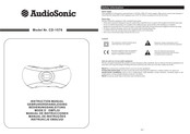 AudioSonic CD-1576 Instruction Manual