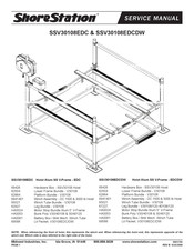 ShoreStation SSV30108EDCDW Service Manual