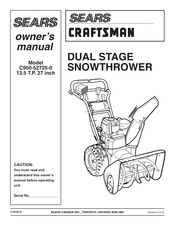 Sears CRAFTSMAN C950-52725-0 Owner's Manual