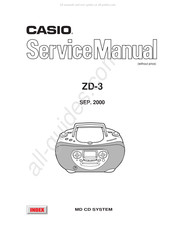 Casio ZD-3 Service Manual