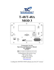 TEL T-48A Operating And Maintenance Manual