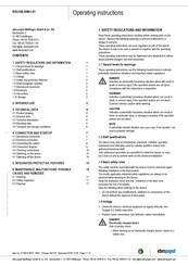ebm-papst R3G160-AN01-01 Operating Instructions Manual