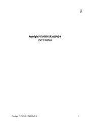 Prestigio P170DVD-X User Manual