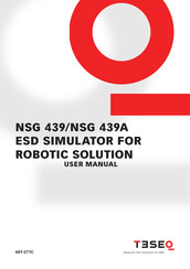 Teseq NSG 439A User Manual