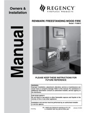 Regency Fireplace Products F180B-2 Owners & Installation Manual